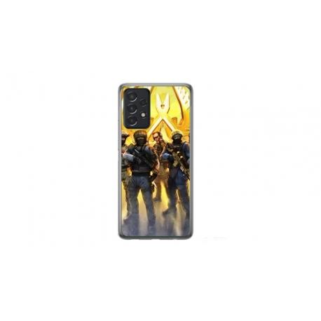 Husa personalizata tip carcasa HQPrint pentru Samsung Galaxy A23 5G, model Counter Strike, multicolor, S1D1M0062