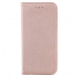 Husa SAMSUNG Galaxy J4 Plus 2018 - Smart Magnet (Roz-Auriu)