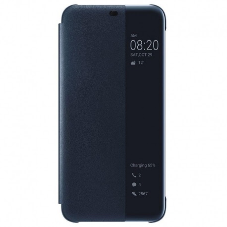 Husa Originala HUAWEI Mate 20 Lite - Smart View Flip Cover (Bleumarin)