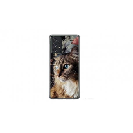 Husa personalizata tip carcasa HQPrint pentru Samsung Galaxy A23 5G, model Cat 1, multicolor, S1D1M0143