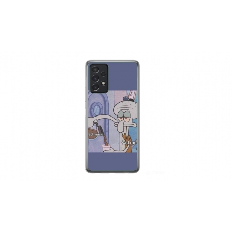Husa personalizata tip carcasa HQPrint pentru Samsung Galaxy A23 5G, model Squidward 1, multicolor, S1D1M0161