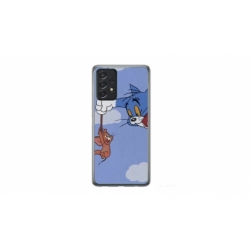 Husa personalizata tip carcasa HQPrint pentru Samsung Galaxy A23 5G, model Tom and Jerry 1, multicolor, S1D1M0203