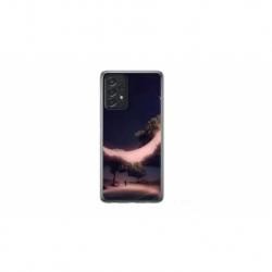 Husa personalizata tip carcasa HQPrint pentru Samsung Galaxy A23 5G, model Moon in the Trees, multicolor, S1D1M0331