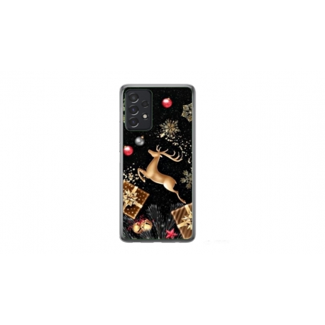 Husa personalizata tip carcasa HQPrint pentru Samsung Galaxy A33 5G, model Reindeer 2, multicolor, S1D1M0052