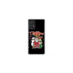 Husa personalizata tip carcasa HQPrint pentru Samsung Galaxy A33 5G, model Covid Christmas, multicolor, S1D1M0054