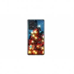 Husa personalizata tip carcasa HQPrint pentru Samsung Galaxy A33 5G, model Christmas Tree 2, multicolor, S1D1M0058