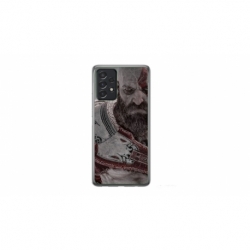 Husa personalizata tip carcasa HQPrint pentru Samsung Galaxy A33 5G, model God of War 2, multicolor, S1D1M0081