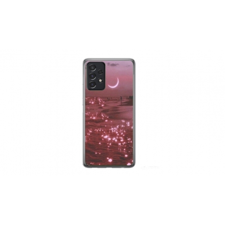 Husa personalizata tip carcasa HQPrint pentru Samsung Galaxy A33 5G, model Pink Sky, multicolor, S1D1M0129
