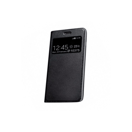 Husa APPLE iPhone XS - Smart Look Piele (Negru)