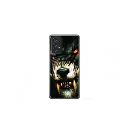 Husa personalizata tip carcasa HQPrint pentru Samsung Galaxy A33 5G, model Wolf, multicolor, S1D1M0286