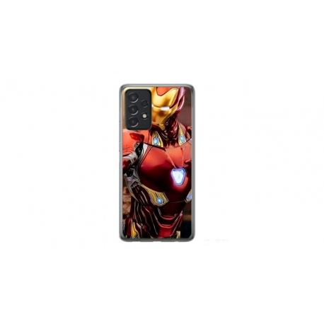 Husa personalizata tip carcasa HQPrint pentru Samsung Galaxy A52, model Iron Man 1, multicolor, S1D1M0102