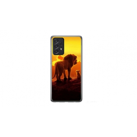 Husa personalizata tip carcasa HQPrint pentru Samsung Galaxy A52, model Lion King 1, multicolor, S1D1M0119