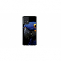 Husa personalizata tip carcasa HQPrint pentru Samsung Galaxy A52, model Blue Parrot, multicolor, S1D1M0145