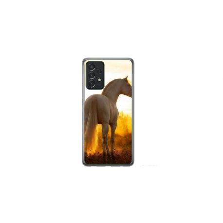 Husa personalizata tip carcasa HQPrint pentru Samsung Galaxy A52, model Horse 2, multicolor, S1D1M0218