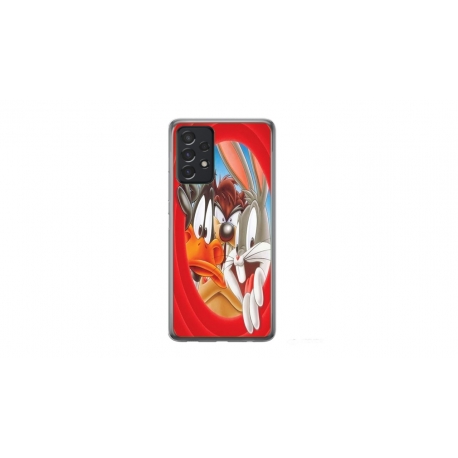 Husa personalizata tip carcasa HQPrint pentru Samsung Galaxy A52, model Looney Tunes 2, multicolor, S1D1M0227