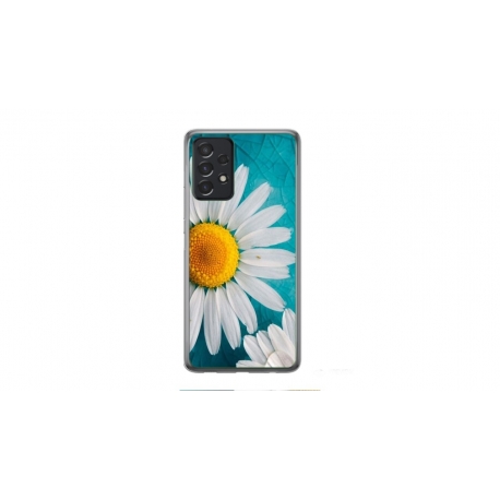 Husa personalizata tip carcasa HQPrint pentru Samsung Galaxy A52, model Petunia 1, multicolor, S1D1M0235