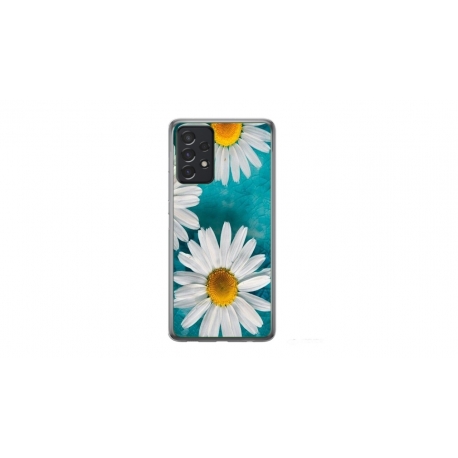 Husa personalizata tip carcasa HQPrint pentru Samsung Galaxy A52, model Petunia 2, multicolor, S1D1M0239