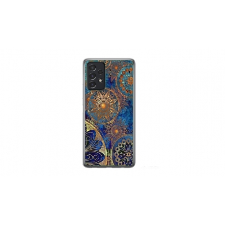 Husa personalizata tip carcasa HQPrint pentru Samsung Galaxy A52, model Mandela 3, multicolor, S1D1M0256