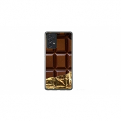 Husa personalizata tip carcasa HQPrint pentru Samsung Galaxy A52, model Chocolate, multicolor, S1D1M0272