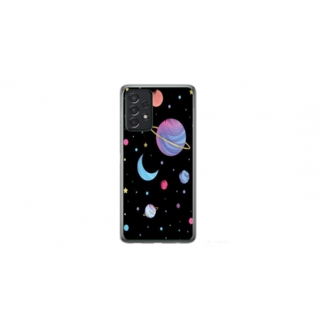 Husa personalizata tip carcasa HQPrint pentru Samsung Galaxy A52, model Colorful 6, multicolor, S1D1M0311