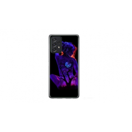 Husa personalizata tip carcasa HQPrint pentru Samsung Galaxy A52, model Colorful 8, multicolor, S1D1M0329