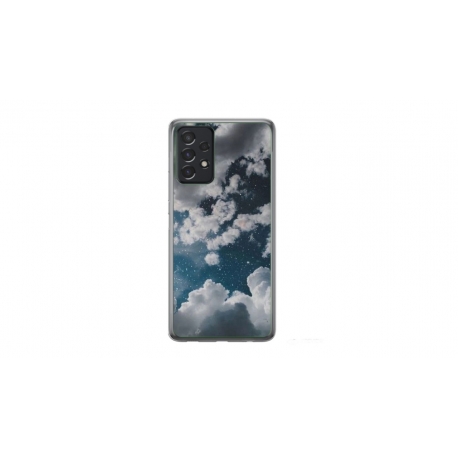 Husa personalizata tip carcasa HQPrint pentru Samsung Galaxy A72, model Blue Sky, multicolor, S1D1M0023