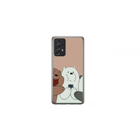 Husa personalizata tip carcasa HQPrint pentru Samsung Galaxy A72, model Bears 2, multicolor, S1D1M0089