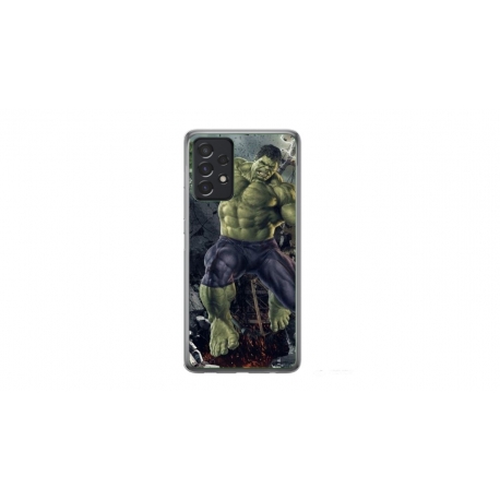 Husa personalizata tip carcasa HQPrint pentru Samsung Galaxy A72, model Hulk 1, multicolor, S1D1M0099
