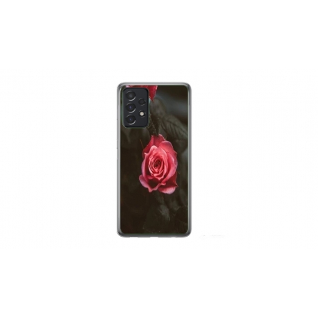 Husa personalizata tip carcasa HQPrint pentru Samsung Galaxy A72, model Flowers 11, multicolor, S1D1M0156
