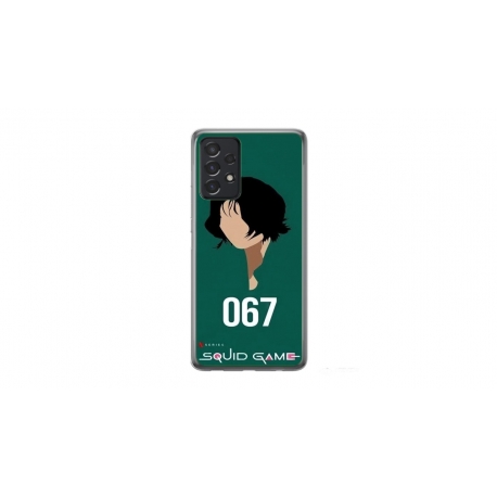 Husa personalizata tip carcasa HQPrint pentru Samsung Galaxy A72, model Squid Game 16, multicolor, S1D1M0188