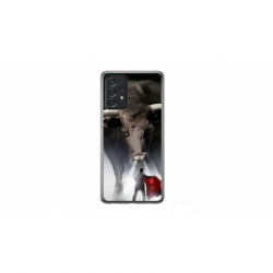 Husa personalizata tip carcasa HQPrint pentru Samsung Galaxy A72, model Bull, multicolor, S1D1M0205