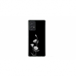 Husa personalizata tip carcasa HQPrint pentru Samsung Galaxy A72, model Abstract Flowers, multicolor, S1D1M0216