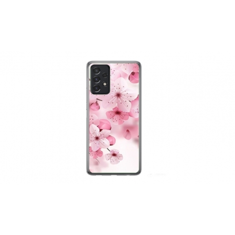 Husa personalizata tip carcasa HQPrint pentru Samsung Galaxy A72, model Flowers 17, multicolor, S1D1M0241