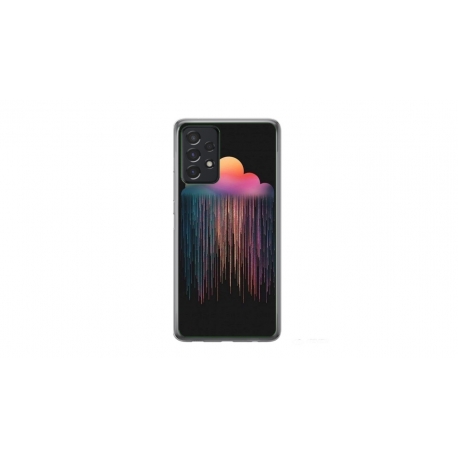 Husa personalizata tip carcasa HQPrint pentru Samsung Galaxy A72, model Colorful 3, multicolor, S1D1M0298