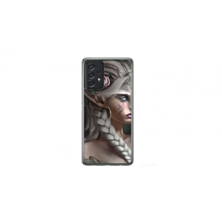 Husa personalizata tip carcasa HQPrint pentru Samsung Galaxy A72, model Alien Queen, multicolor, S1D1M0308