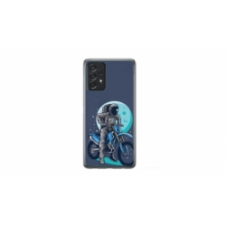 Husa personalizata tip carcasa HQPrint pentru Samsung Galaxy A72, model Biker Astronaout, multicolor, S1D1M0375