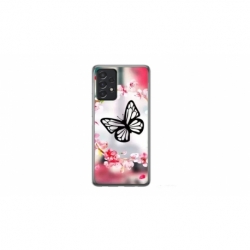 Husa personalizata tip carcasa HQPrint pentru Samsung Galaxy A72, model Butterfly 8, multicolor, S1D1M0380