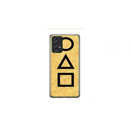 Husa personalizata tip carcasa HQPrint pentru Samsung Galaxy A73, model Squid Game 9, multicolor, S1D1M0181