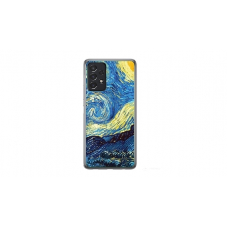 Husa personalizata tip carcasa HQPrint pentru Samsung Galaxy A73, model Van Gogh, multicolor, S1D1M0238