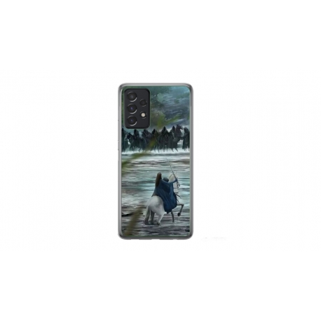 Husa personalizata tip carcasa HQPrint pentru Samsung Galaxy A73, model Brave, multicolor, S1D1M0310