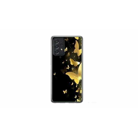 Husa personalizata tip carcasa HQPrint pentru Samsung Galaxy A23, model Butterfly 6, multicolor, S1D1M0045