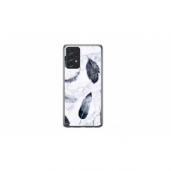 Husa personalizata tip carcasa HQPrint pentru Samsung Galaxy A23, model Leaf Design 2, multicolor, S1D1M0071