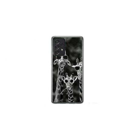 Husa personalizata tip carcasa HQPrint pentru Samsung Galaxy A23, model Zebra 1, multicolor, S1D1M0086