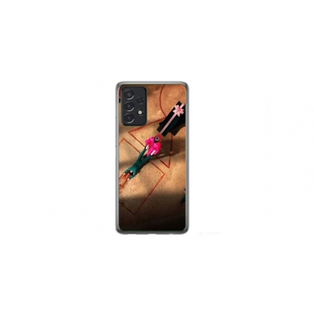 Husa personalizata tip carcasa HQPrint pentru Samsung Galaxy A23, model Squid Game 12, multicolor, S1D1M0184