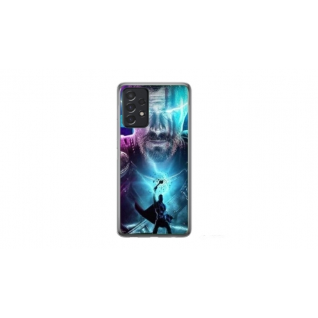 Husa personalizata tip carcasa HQPrint pentru Samsung Galaxy A23, model Thor 1, multicolor, S1D1M0201