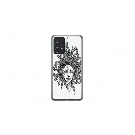 Husa personalizata tip carcasa HQPrint pentru Samsung Galaxy A23, model Medusa 2, multicolor, S1D1M0230
