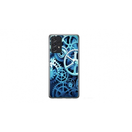 Husa personalizata tip carcasa HQPrint pentru Samsung Galaxy A23, model Clockwork, multicolor, S1D1M0250