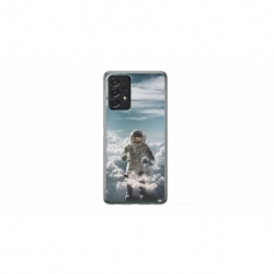 Husa personalizata tip carcasa HQPrint pentru Samsung Galaxy A23, model Astronaut in the Clouds, multicolor, S1D1M0290