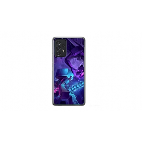 Husa personalizata tip carcasa HQPrint pentru Samsung Galaxy A23, model Ender Dragon, multicolor, S1D1M0304