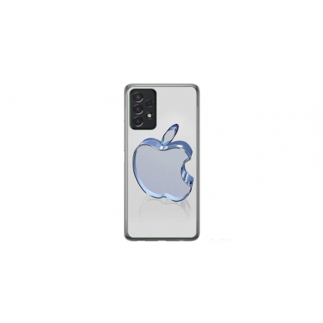 Husa personalizata tip carcasa HQPrint pentru Samsung Galaxy A23, model Apple Logo, multicolor, S1D1M0323